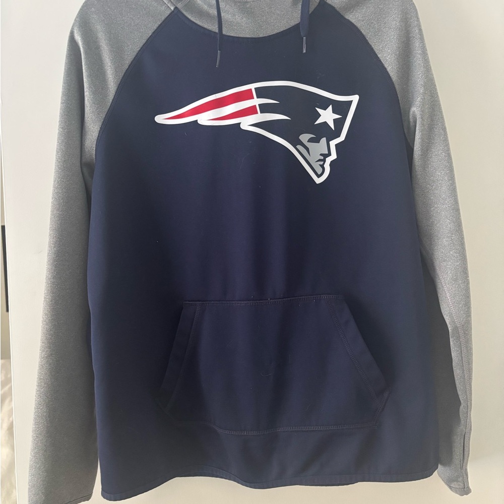 Nike Navy and Gray Hoodie